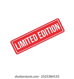 Edición limitada Vector de diseño de sello de goma 