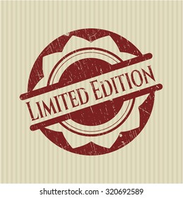 Limited Edition rubber texture