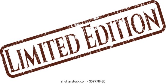 Limited Edition rubber texture