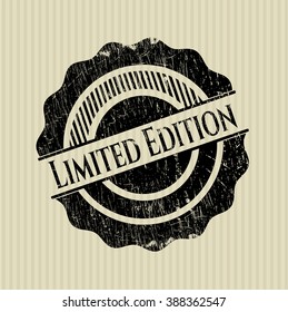 Limited Edition rubber texture
