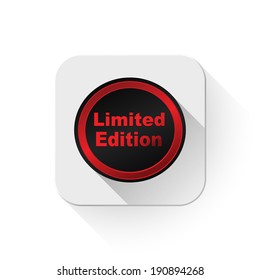 limited edition seals With long shadow over app button