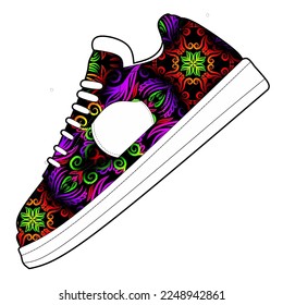 Limited edition sneakers fashion sport shoes design for commercial logo 
