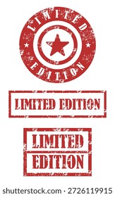 Sello de edición limitada para tienda de exhibición de cosas con estilo vintage. adecuado para exhibición de pegatinas de tienda