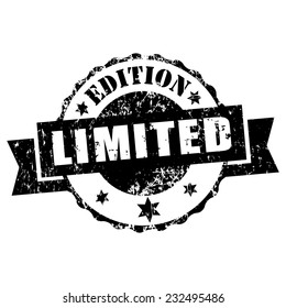 Limited edition stamp (vector illustration)