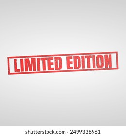 limited edition stamps design vector