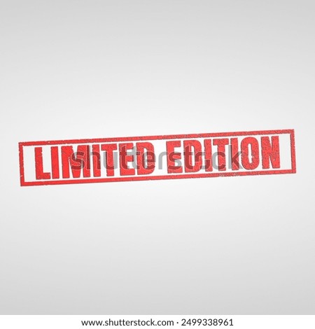 limited edition stamps design vector