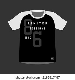 limited edition typography for print t shirt vector
