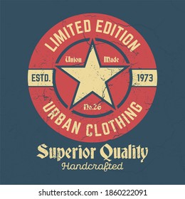 Limited Edition / Urban Clothing - Tee Design For Print