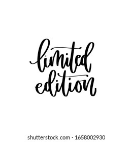 Limited edition vector calligraphy text design about uniqueness to make sticker or t-shirt iron on. 
