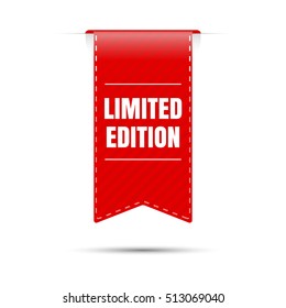 Limited edition. Vector sticker on a white background.