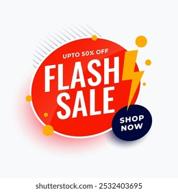 limited flash sale offer background for business promo or advertising vector