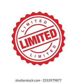 Limited Letter Rubber Stamp Template