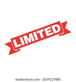 Limited Letter Rubber Stamp Vector Design Template