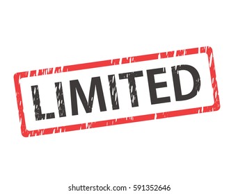 limited logo icon vector