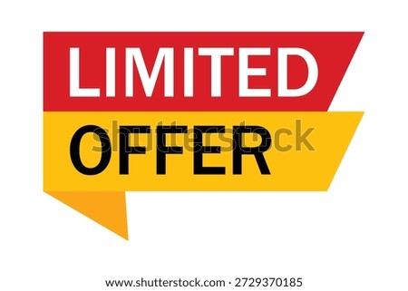Limited offer Button Vector Badge