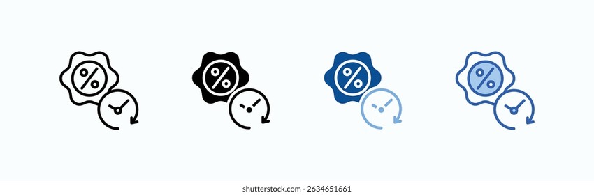 Oferta limitada Icon Sheet Vector aislado de Colección de estilo múltiple