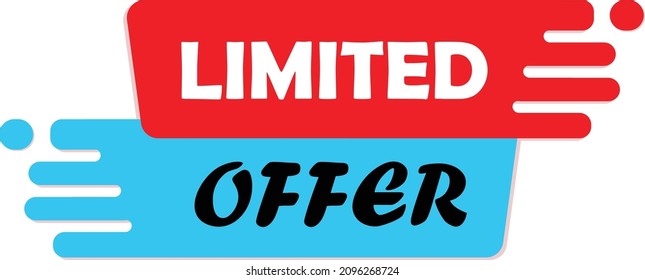 Limited offer icon, Vector image