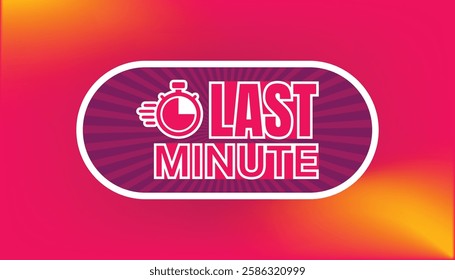 Limited offer Logo with time countdown. Super promo label with alarm clock and word. Last offer banner for sale promotion. with red Background.