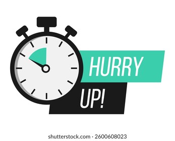 Limited offer. Sale countdown badge. Limited time only discount promotion. Vector illustration	