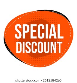 Limited offer special discount banner vector art.
