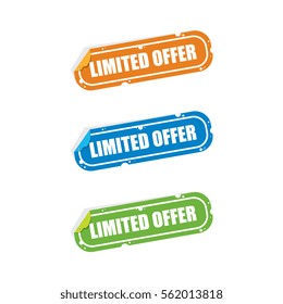Limited Offer Sticker Labels