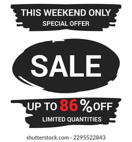 Limited quantities Sale and 86% discounts