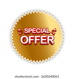 Limited Special Offer Flash Sale Banner for Spring Discount Promotion Badge Buy Now Ribbon Price Tag Vector Graphic for Web Store Business Retail Marketing Poster Social Media Design