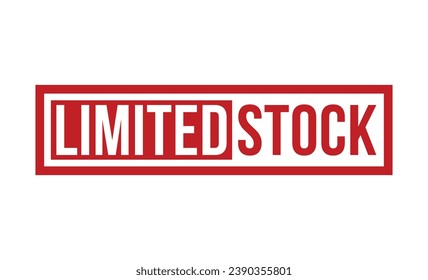 Limited Stock stamp red rubber stamp on white background. Limited Stock stamp sign. Limited Stock stamp.