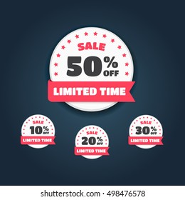 Limited Time % Off Labels