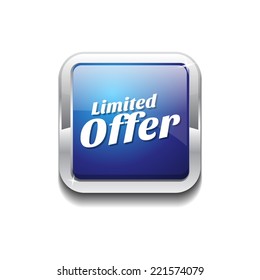 Limited Time Offer Colorful Vector Icon Design