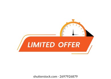 Oferta por tiempo limitado Solo diseño de Vector