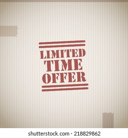 Limited Time Offer Stamp