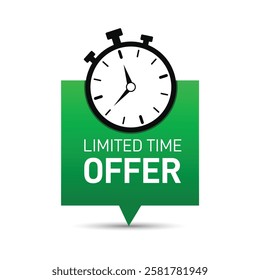 limited time offer vector art 
