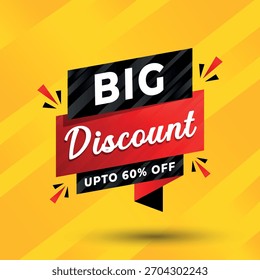 Solo por tiempo limitado Gran descuento hasta 60 descuento Anuncio promocional