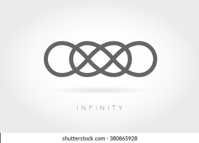 Limitless Icon. Simple Mathematical Sign Isolated On White Background. Infinity Symbol 