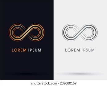 Limitless, infinity abstract, vector logo