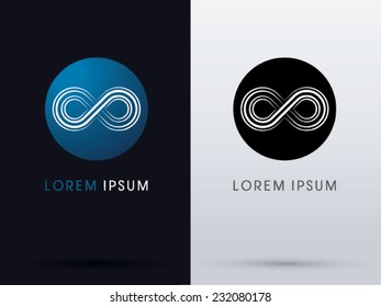 Limitless, infinity abstract, vector logo
