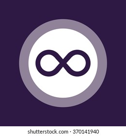 Limitless or Infinity symbol . Vector illustration