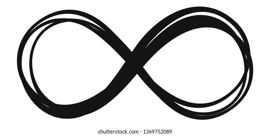 Limitless sign icon. Infinity symbol Isolated on White Background. Vector.