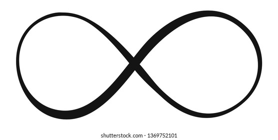 Limitless sign icon. Infinity symbol Isolated on White Background. Vector.