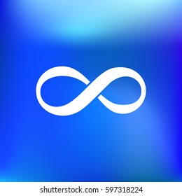 Limitless sign icon. Infinity symbol Isolated