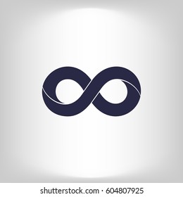 Limitless sign icon. Infinity symbol Isolated
