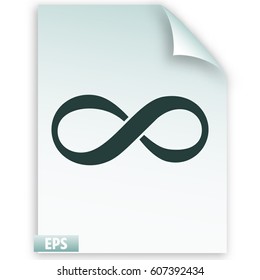 Limitless sign icon. Infinity symbol Isolated
