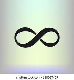 Limitless sign icon. Infinity symbol Isolated