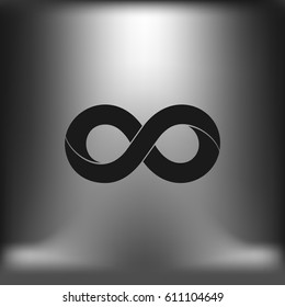 Limitless sign icon. Infinity symbol Isolated