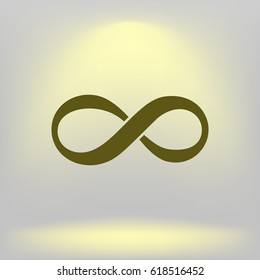 Limitless sign icon. Infinity symbol Isolated