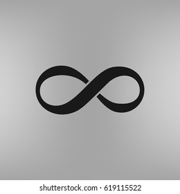 Limitless sign icon. Infinity symbol Isolated