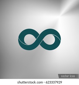 Limitless sign icon. Infinity symbol Isolated