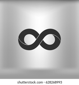 Limitless sign icon. Infinity symbol Isolated