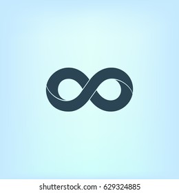 Limitless sign icon. Infinity symbol Isolated